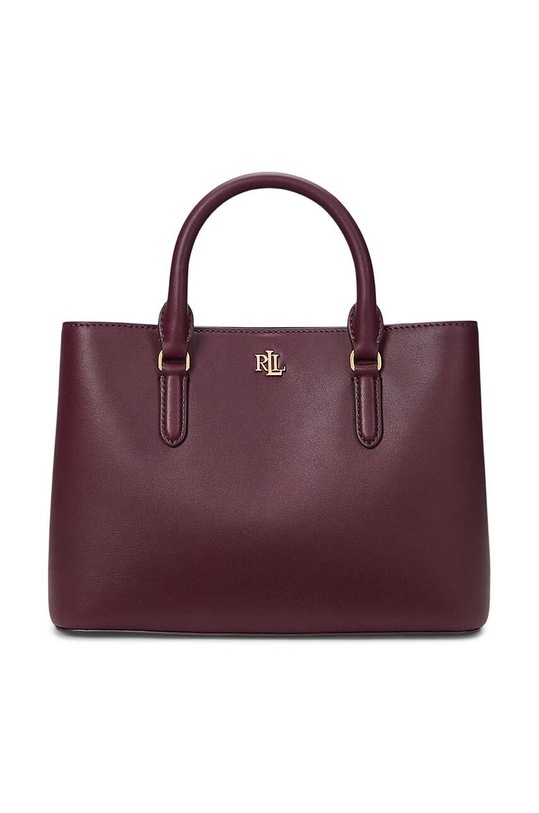 Lauren Ralph Lauren borsa a mano in pelle pelle fiore granata 431876725