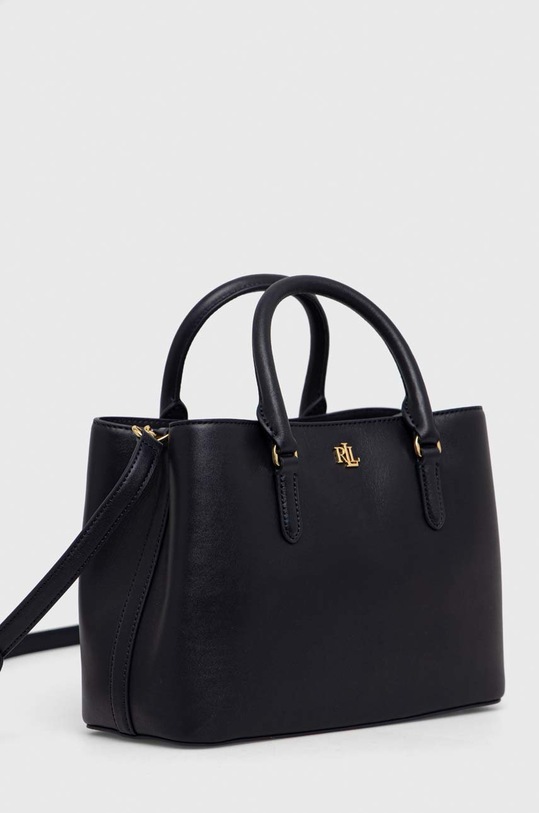 Lauren Ralph Lauren torebka skórzana 431876725 granatowy AW24