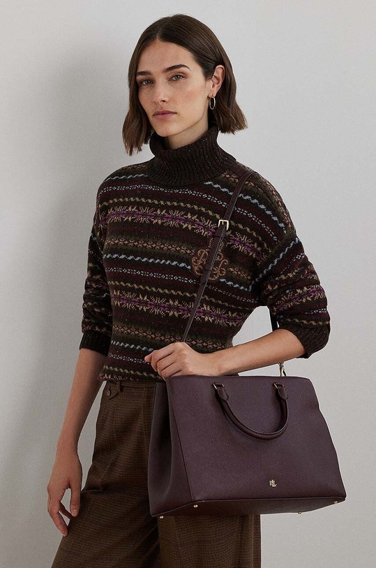 Kožená kabelka Lauren Ralph Lauren 431898556