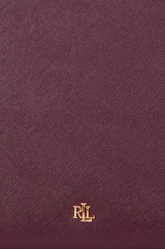 Kožená kabelka Lauren Ralph Lauren 431898556 červená