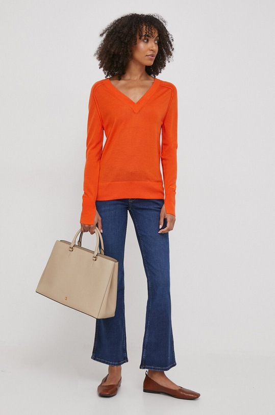 Δερμάτινη τσάντα Lauren Ralph Lauren 431898556