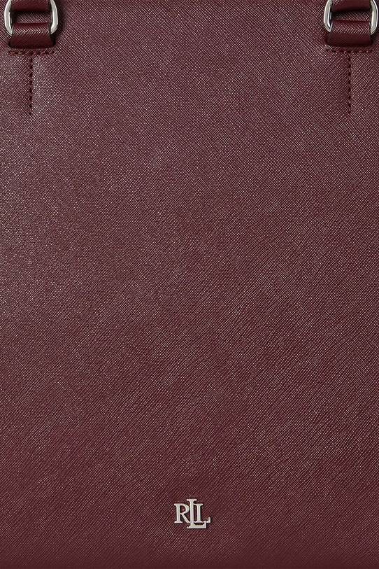 Usnjena torbica Lauren Ralph Lauren 431898556 bordo