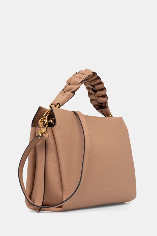 Coccinelle poseta de piele E1.M50.19.02.01 bej AW24