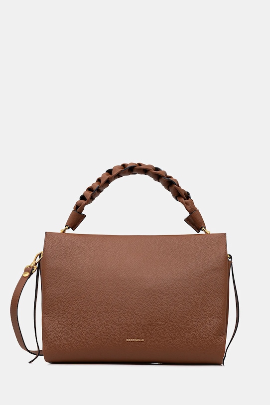 Coccinelle torebka skórzana skóra licowa brązowy E1.M50.19.02.01