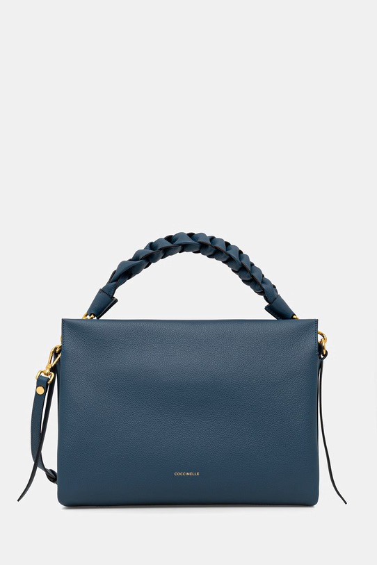 Coccinelle torebka skórzana skóra licowa niebieski E1.M50.19.02.01