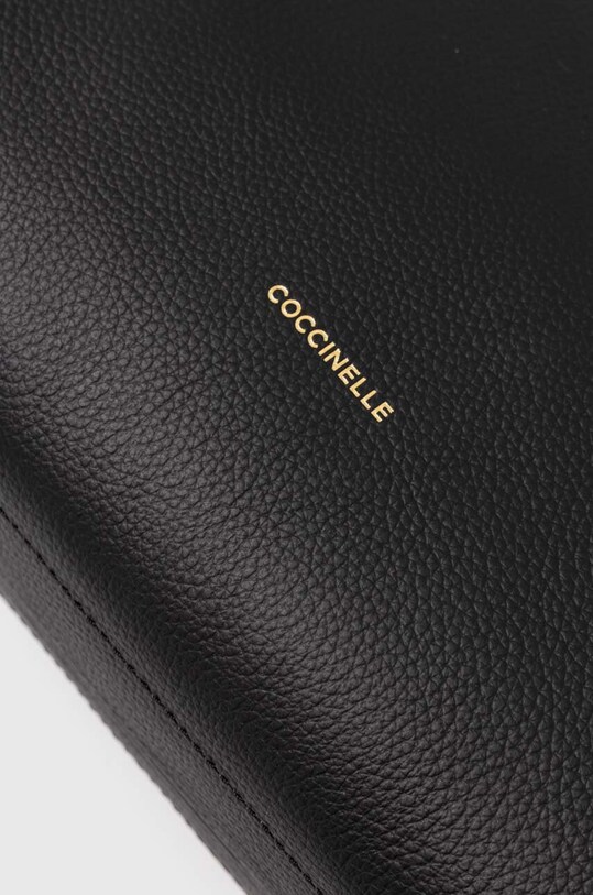 Accesorii Coccinelle poseta de piele E1.M50.19.02.01 negru