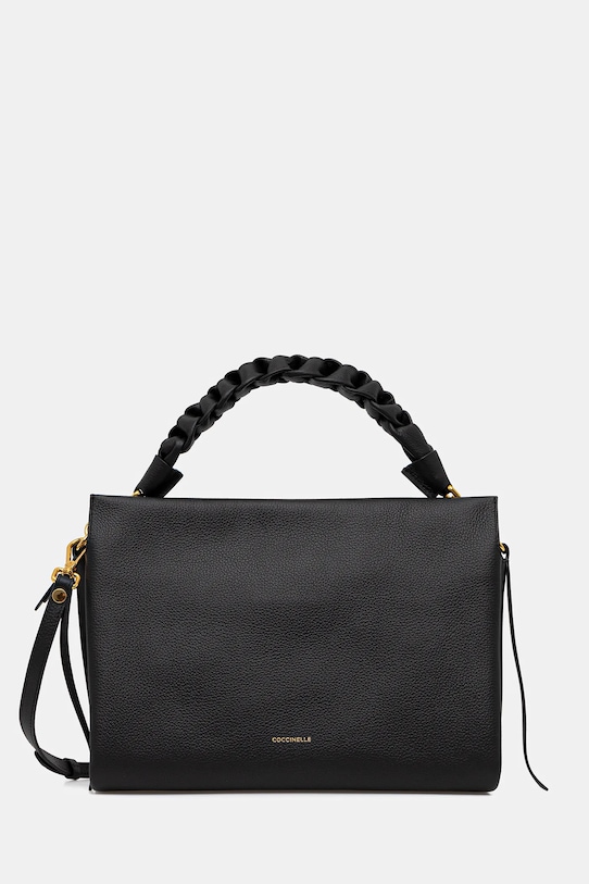 Coccinelle torebka skórzana skóra licowa czarny E1.M50.19.02.01