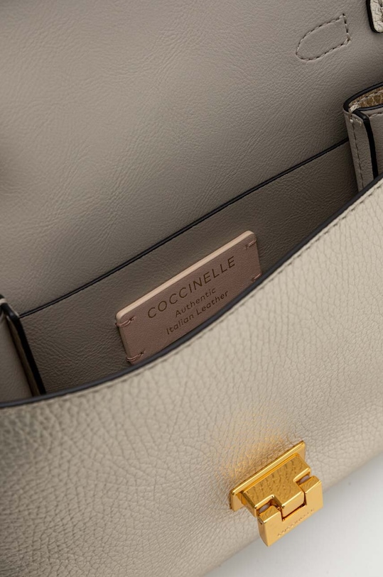 Kožená kabelka Coccinelle Arlettis E1.MD5.19.03.01 zlatá