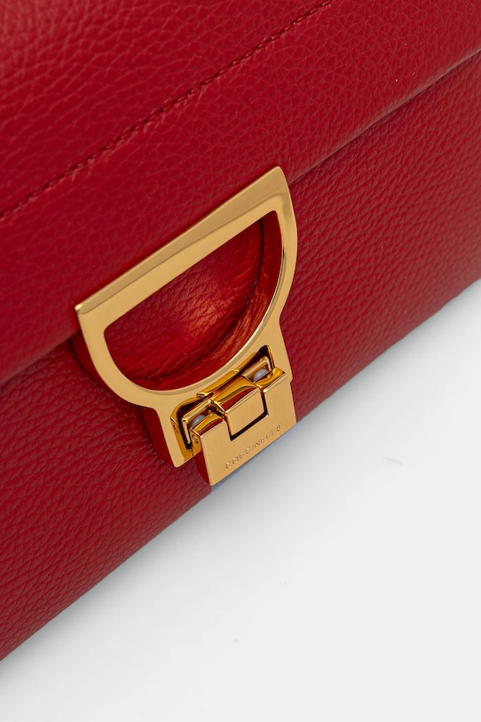 Coccinelle torebka skórzana Arlettis czerwony E1.MD5.19.03.01