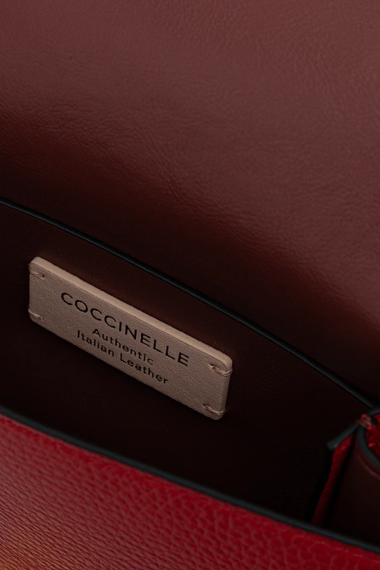 Coccinelle torebka skórzana Arlettis E1.MD5.19.03.01 czerwony