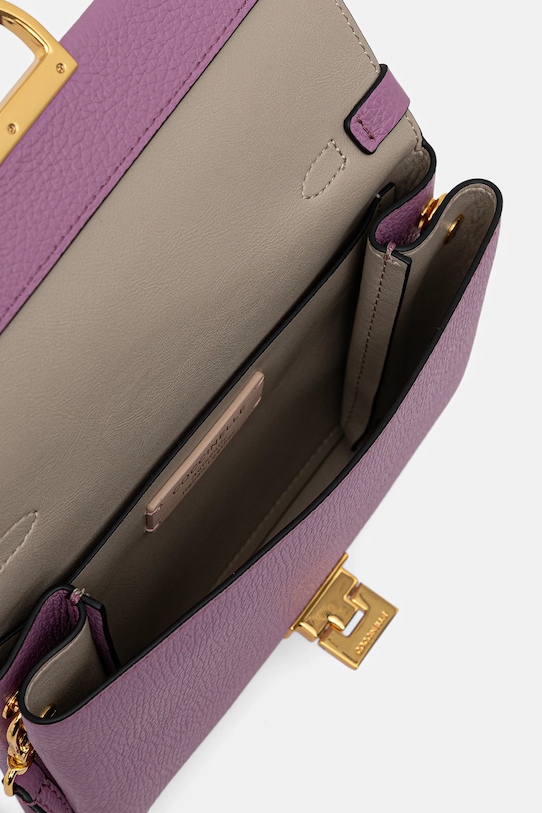 Coccinelle torebka skórzana Arlettis E1.MD5.19.03.01 fioletowy