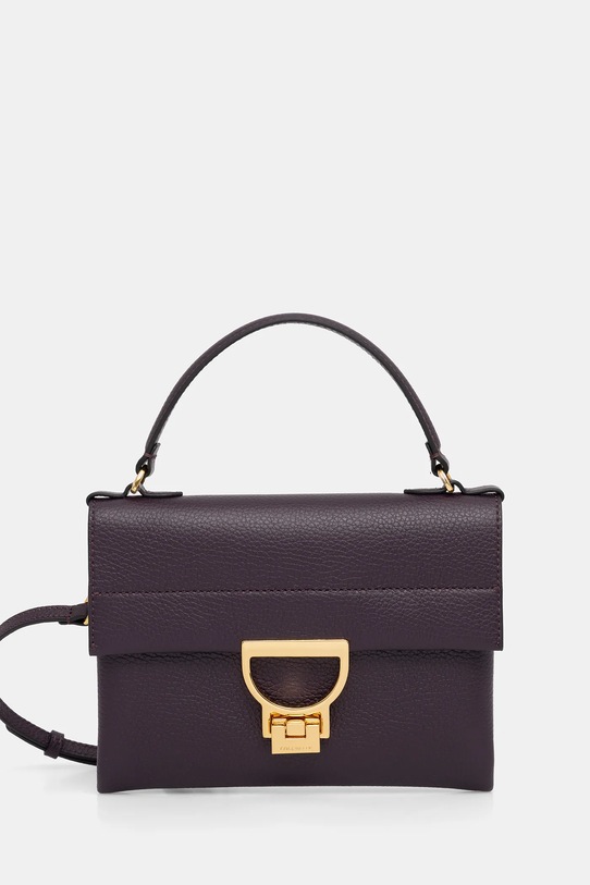 Coccinelle geantă de piele Arlettis uni violet E1.MD5.19.03.01