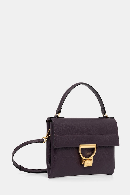 Coccinelle geantă de piele Arlettis E1.MD5.19.03.01 violet SS25