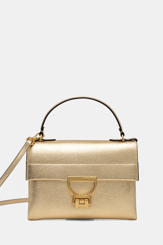 Coccinelle geantă de piele Arlettis aur E1.MD5.19.03.01