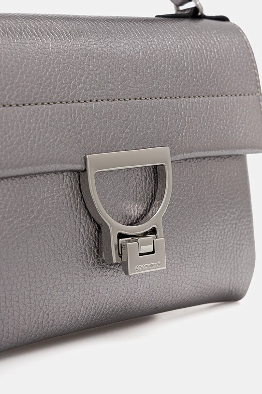 Coccinelle geantă de piele Arlettis argintiu E1.MD5.19.03.01