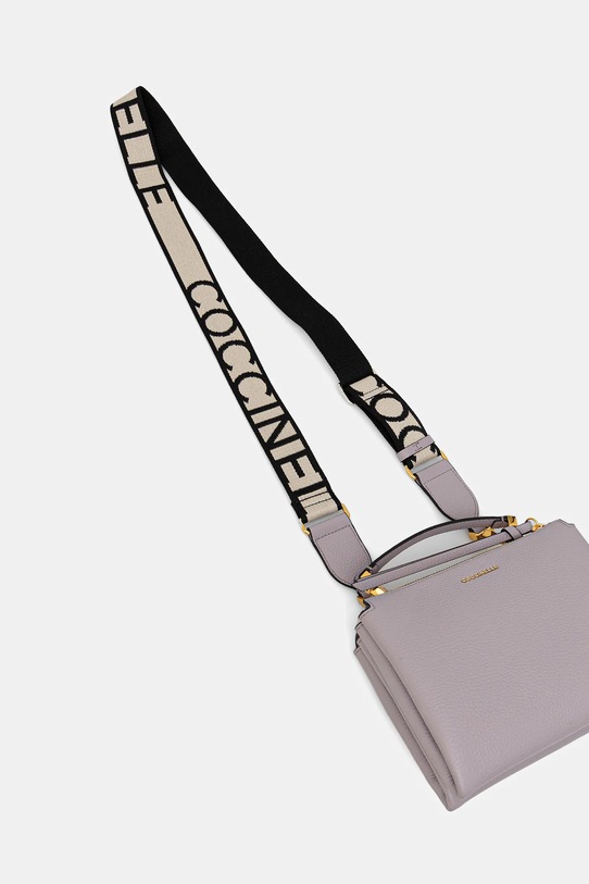 Akcesoria Coccinelle torebka skórzana Arlettis E1.ND8.55.B7.01 szary