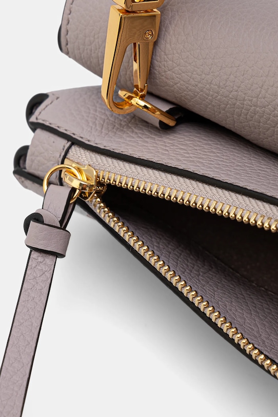 Coccinelle torebka skórzana Arlettis E1.ND8.55.B7.01 szary