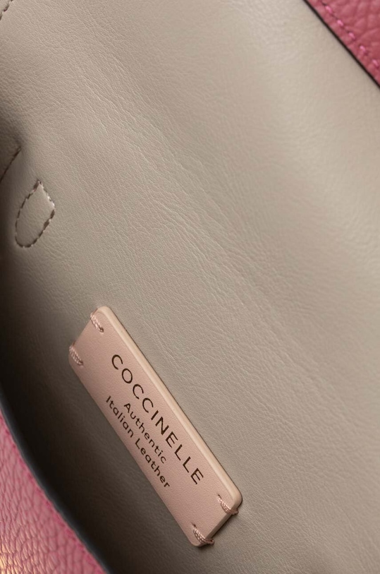 Δερμάτινη τσάντα Coccinelle Arlettis E1.ND8.55.B7.01 ροζ