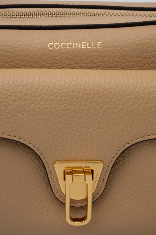 Akcesoria Coccinelle torebka skórzana E1.NOF.15.02.01 beżowy