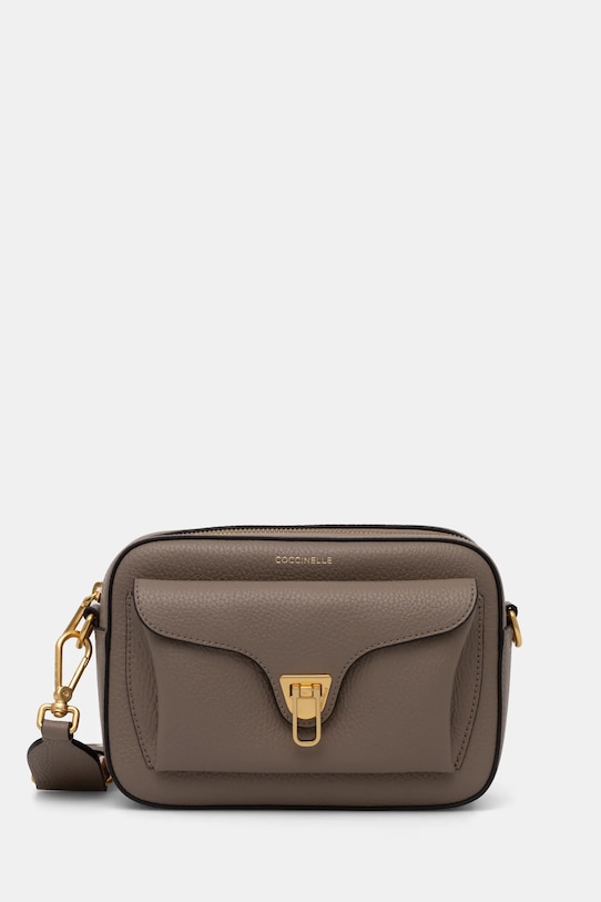 Coccinelle poseta de piele maro E1.NOF.15.02.01