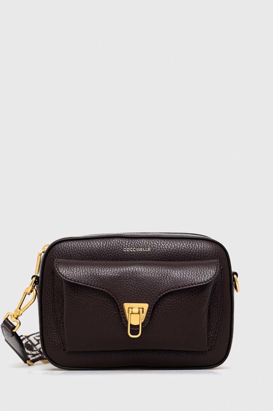 Coccinelle torebka skórzana skóra licowa brązowy E1.NOF.15.02.01