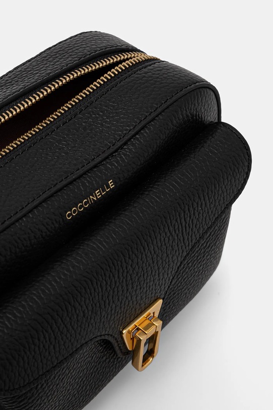 Coccinelle torebka skórzana czarny E1.NOF.15.02.01