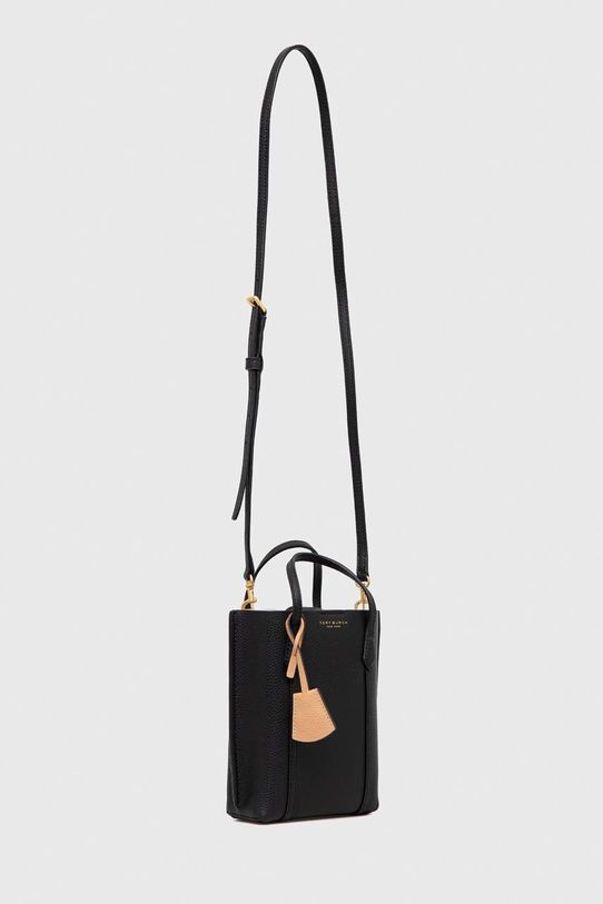 Kožna torba Tory Burch 142616.001 crna SS23