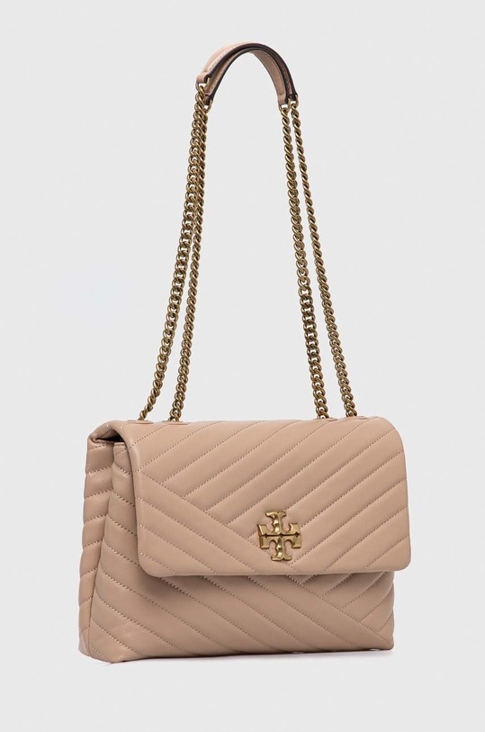 kožená kabelka Tory Burch 90446.288 béžová SS23