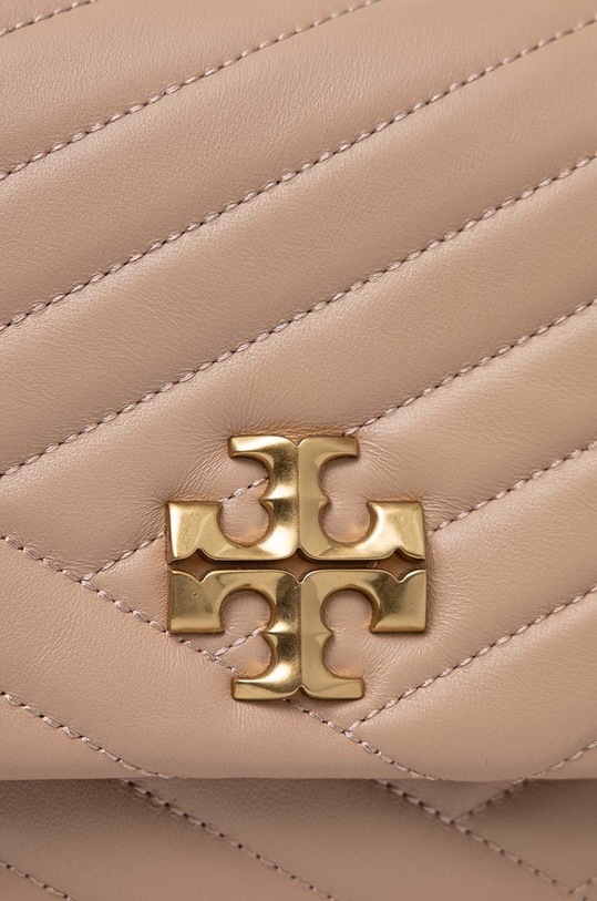 kožená kabelka Tory Burch béžová 90446.288