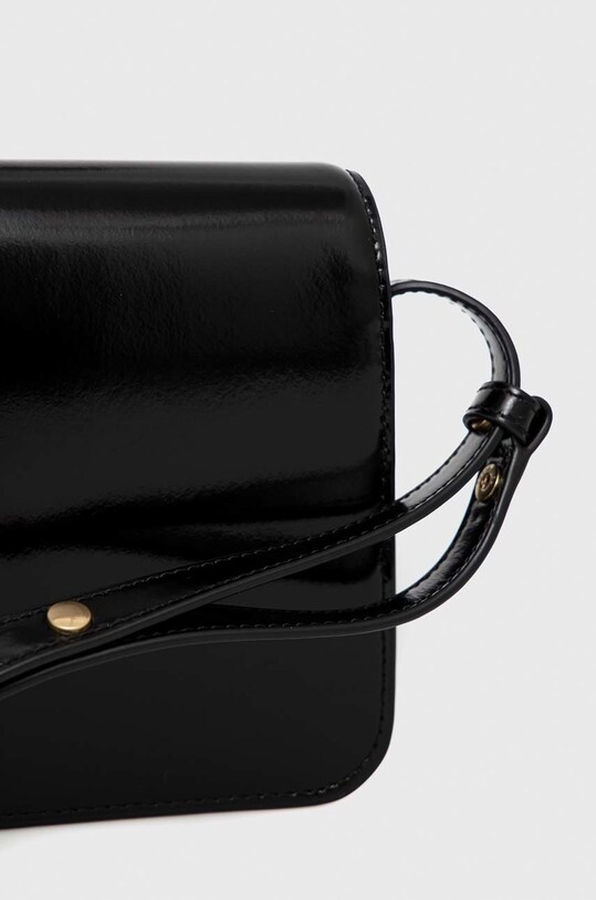 Accesorii Tory Burch poseta de piele 143122.001 negru