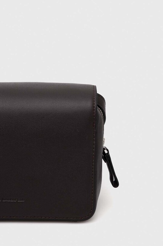 Аксесуари Шкіряна сумочка Karl Lagerfeld 230W3033 коричневий