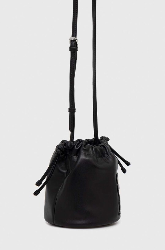 Kožna torba Karl Lagerfeld 230W3043 crna AA00