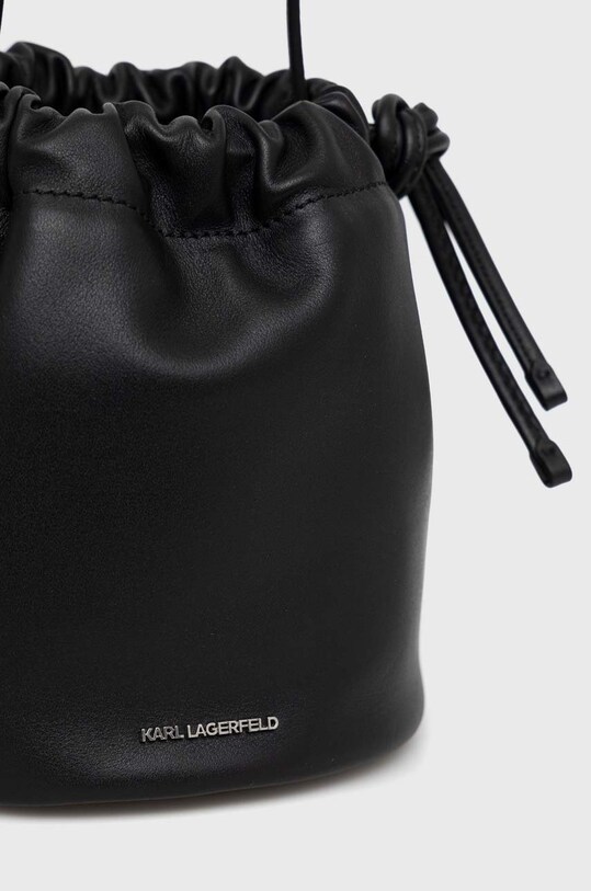 Dodaci Kožna torba Karl Lagerfeld 230W3043 crna