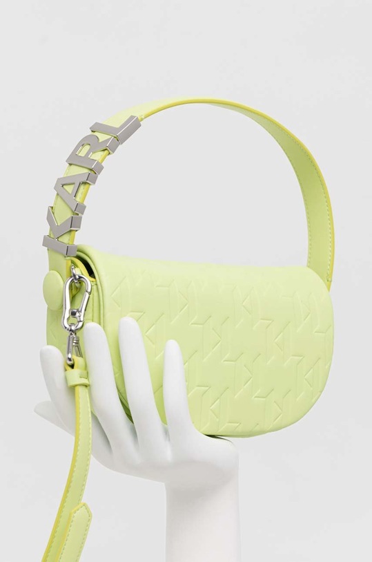 Чанта Karl Lagerfeld K/SWING SM BAGUETTE 230W3077 зелен SS23