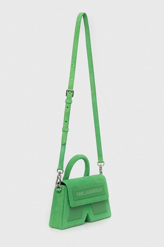 Замшева сумочка Karl Lagerfeld 230W3176 зелений AA00