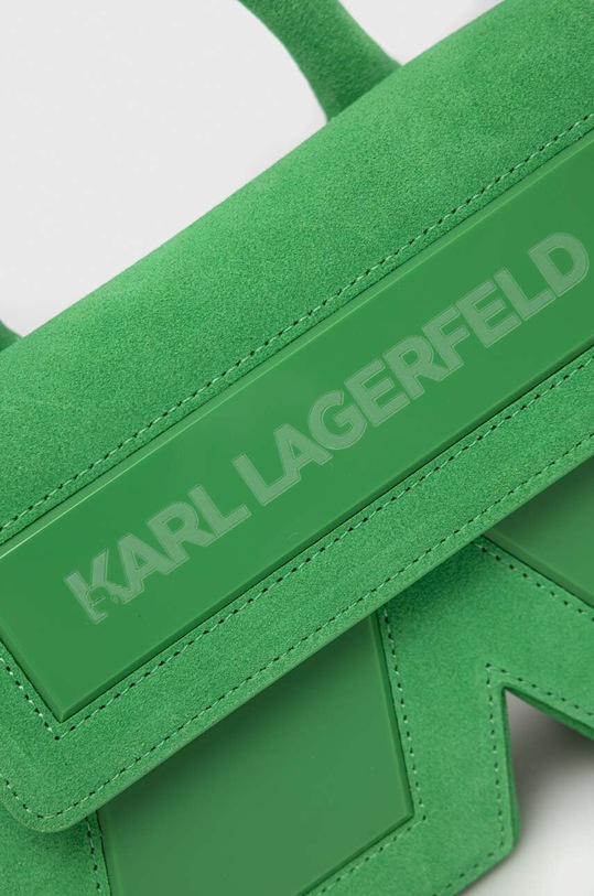Замшевая сумочка Karl Lagerfeld зелёный 230W3176