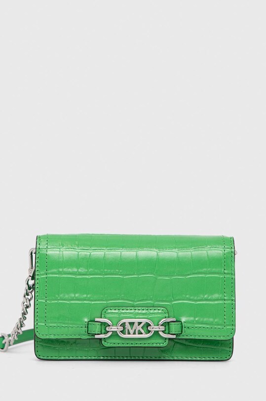 MICHAEL Michael Kors poseta piele nu incape in A4 verde 32R3S7HC1E