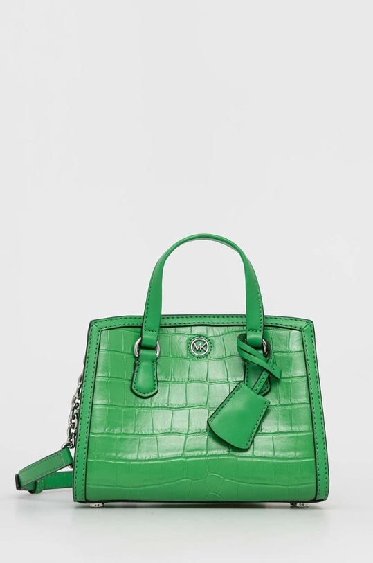 Kožená kabelka MICHAEL Michael Kors přírodní kůže hnědá 32R3S7CC0E