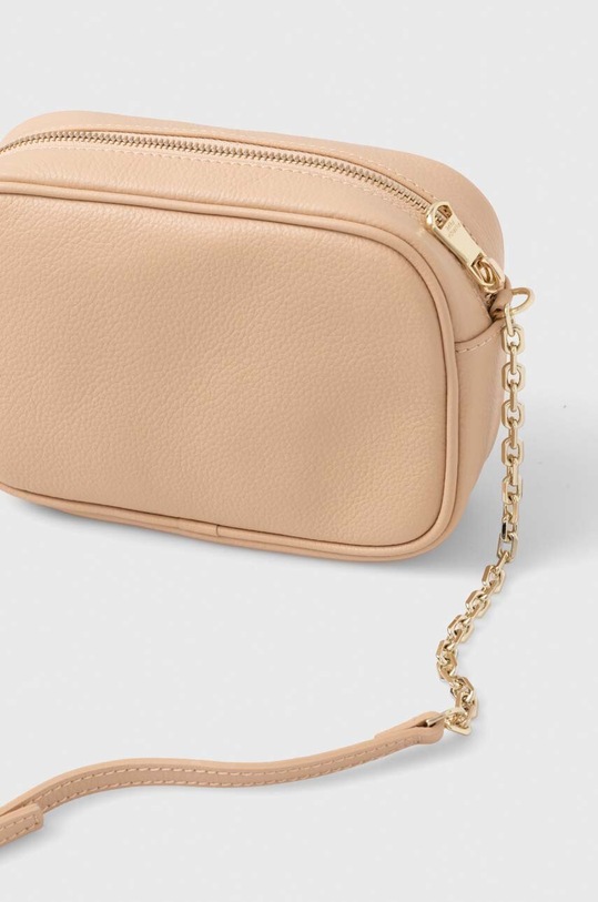 Kožená kabelka Patrizia Pepe béžová CB0071.L001