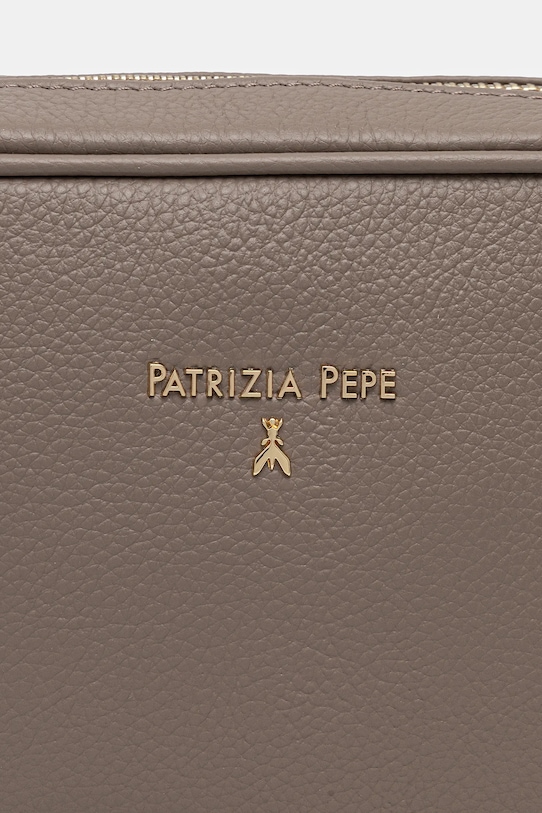 Patrizia Pepe torebka skórzana beżowy CB0071.L001