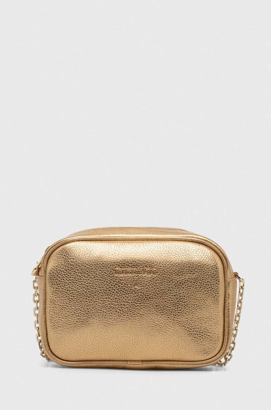 Patrizia Pepe torebka skórzana skóra licowa złoty CB0071.L001