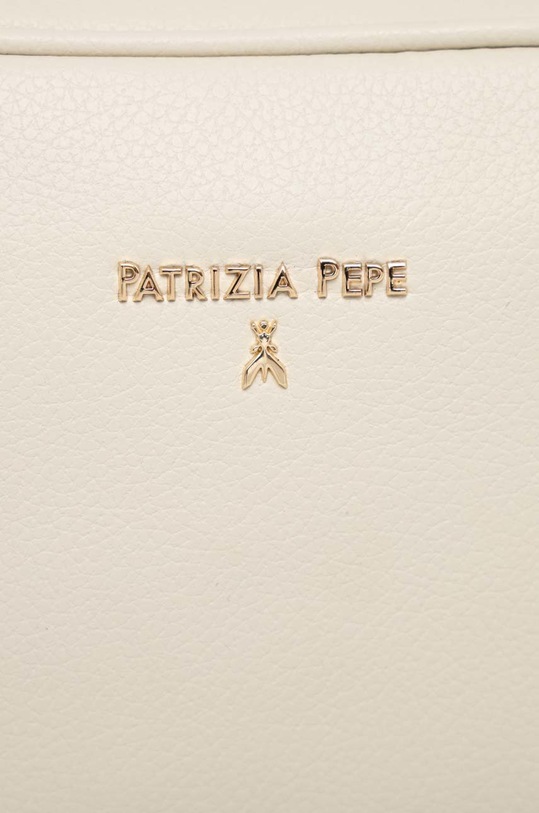 Kožená kabelka Patrizia Pepe béžová CB0071.L001