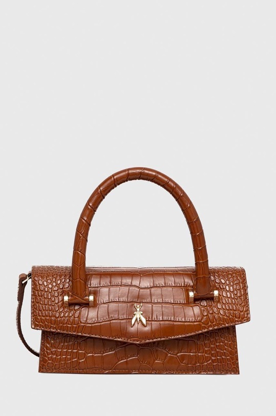 Patrizia Pepe poseta de piele uni maro 2B0111.L030