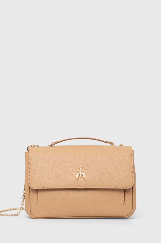 Patrizia Pepe torebka skórzana skóra licowa beżowy 8B0100.L001
