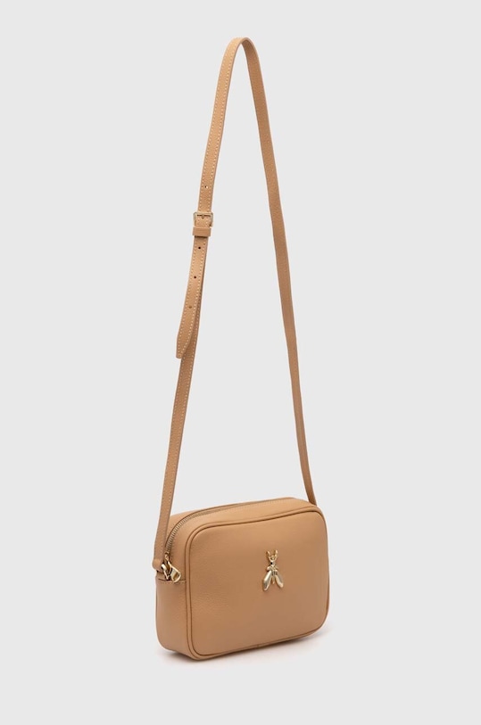 Кожаная сумочка Patrizia Pepe 8B0101.L001 бежевый AW24