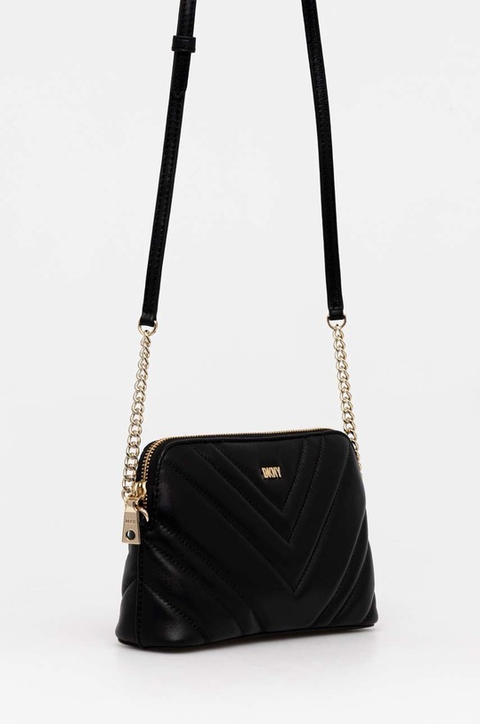 Dkny torebka skórzana R24EBV23 czarny SS23