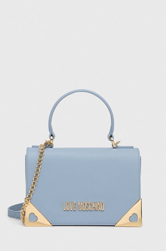 Love Moschino torebka nie mieści A4 niebieski JC4165PP1GL11700