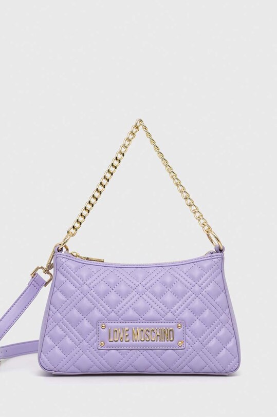 Love Moschino torebka nie mieści A4 fioletowy JC4135PP0GLA0651