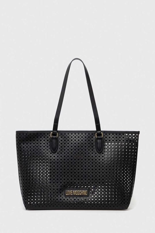 Torba Love Moschino bez uzorka crna JC4229PP0GKK0000