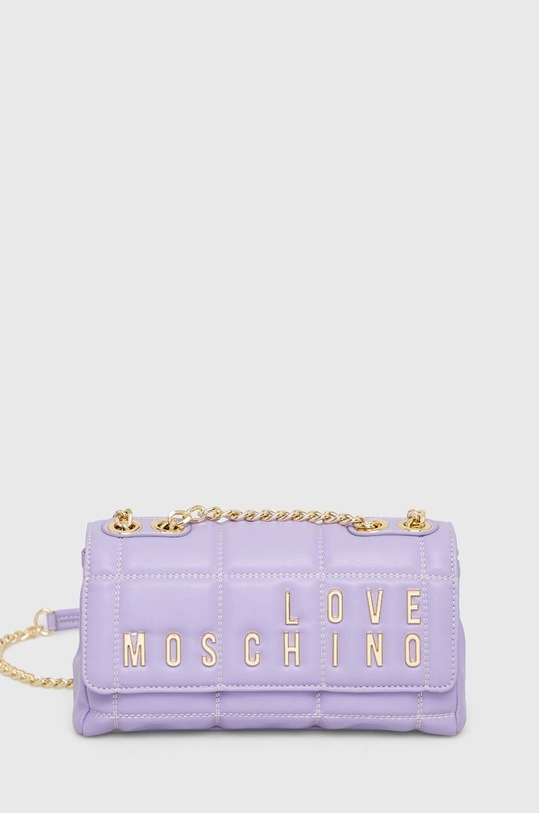 Love Moschino torebka aplikacja fioletowy JC4260PP0GKB0651